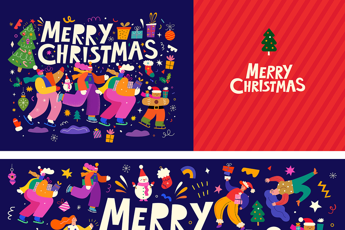 Merry Christmas and Happy New Year!, a Seasonal Illustration by MoleskoStudio (Photo 20 of 27)