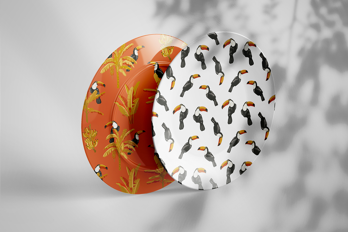 Tropical story. Patterns collection., a Pattern Graphic by Alena Zaytseva (Photo 10 of 11)