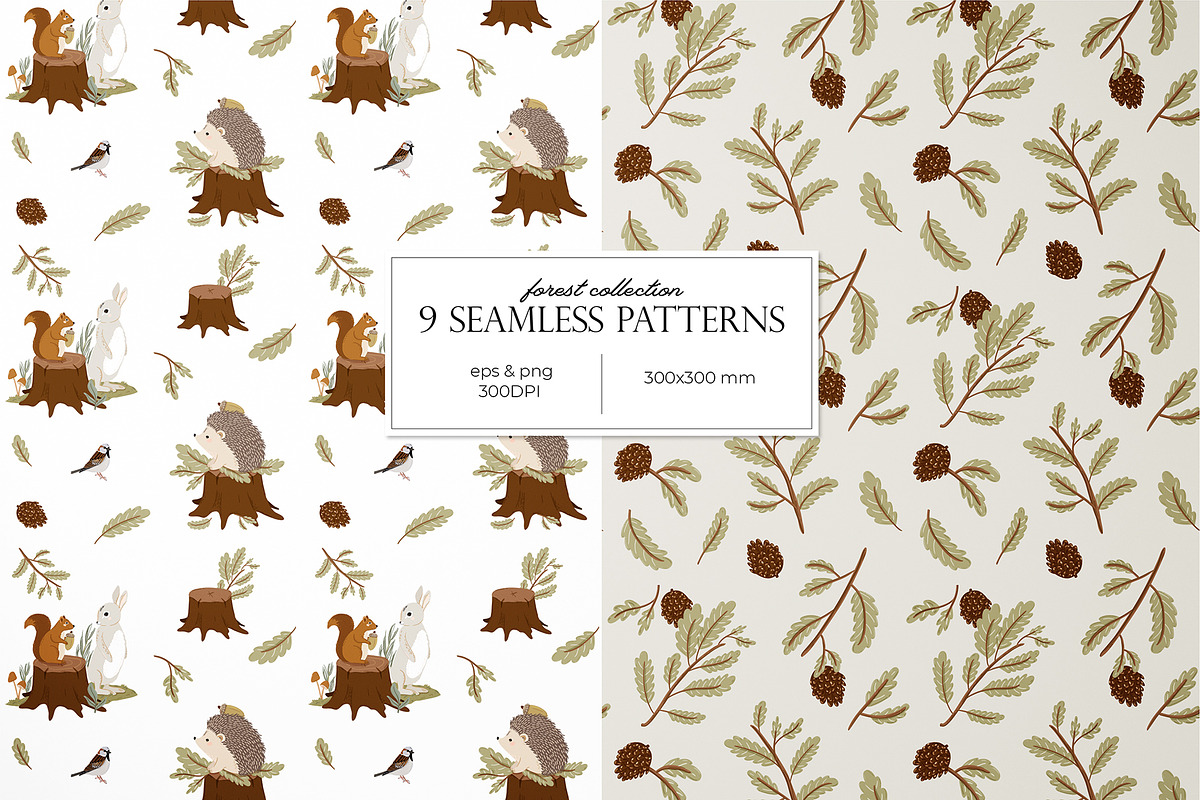 Forest Animals & Seasonal Botany, an Illustration by Ruslana Lubenets (Photo 12 of 21)