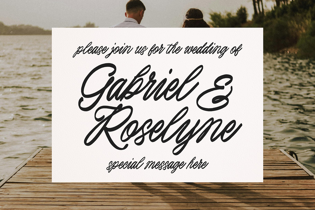 Baneberries Delight Handwriting, a Script Font by Damarletter (Photo 3 of 5)
