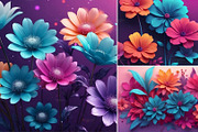 Gradient Floral Background, a Background Graphic by sibel dayı (Thumbnail 16 of 24)