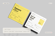 Square Flyer Mockup, an Advertising Mockup by Toasin Studio (Thumbnail 5 of 7)