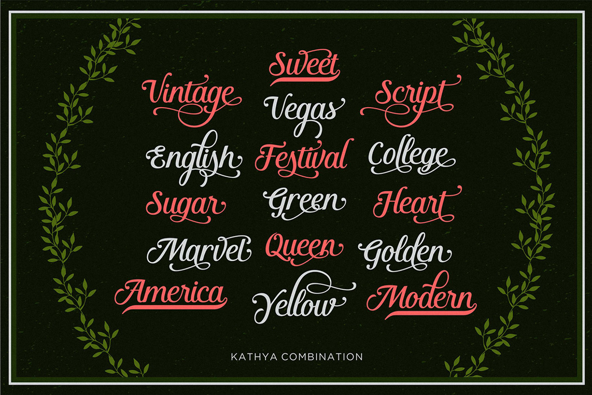 Kathya Script preview 2