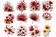 Watercolor Wildflower Clipart, an Illustration by DreamArtGraphic (Thumbnail 2 of 8)