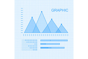 Set Of Vector Graphs And Diagrams For Infographics