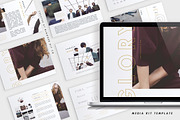 Media Kit Template Set | InDesign, a Resume Template by Blogger Kit Co. (Thumbnail 1 of 5)