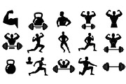 Ultimate Fitness Gym Vector Bundle, an Illustration by Creativeshirt (Thumbnail 20 of 51)