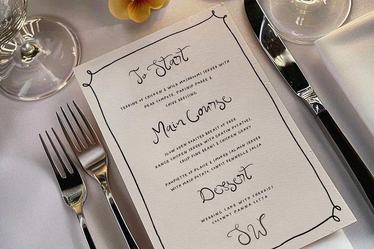 Ms Scarlett Handwritten Whimsy Font, a Script Font by Calamar Studio (Photo 16 of 20)