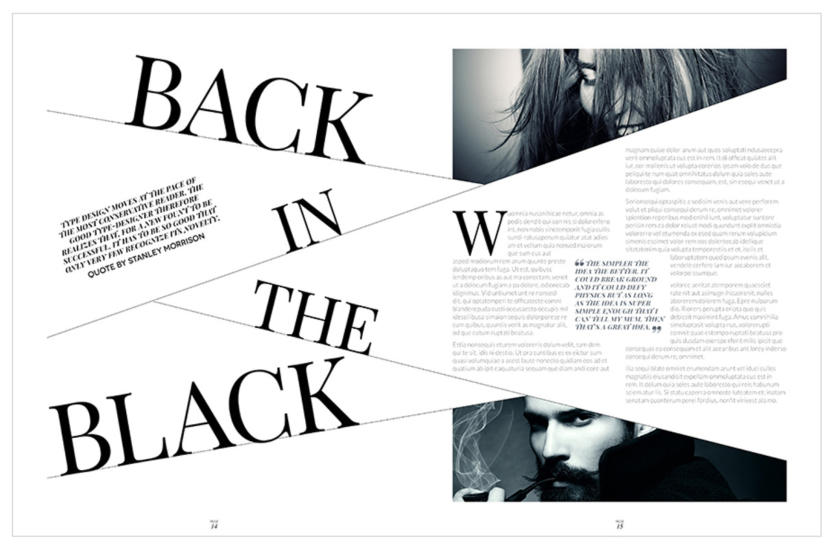 Magazine Template InDesign 10, a Magazine Template by Love Graphic Design (Photo 16 of 28)
