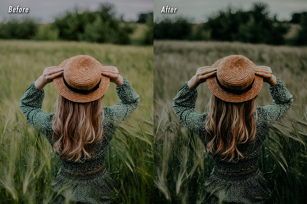 10 Dark Green Lightroom Presets, a Preset Add-On by CVR Presets (Photo 4 of 8)