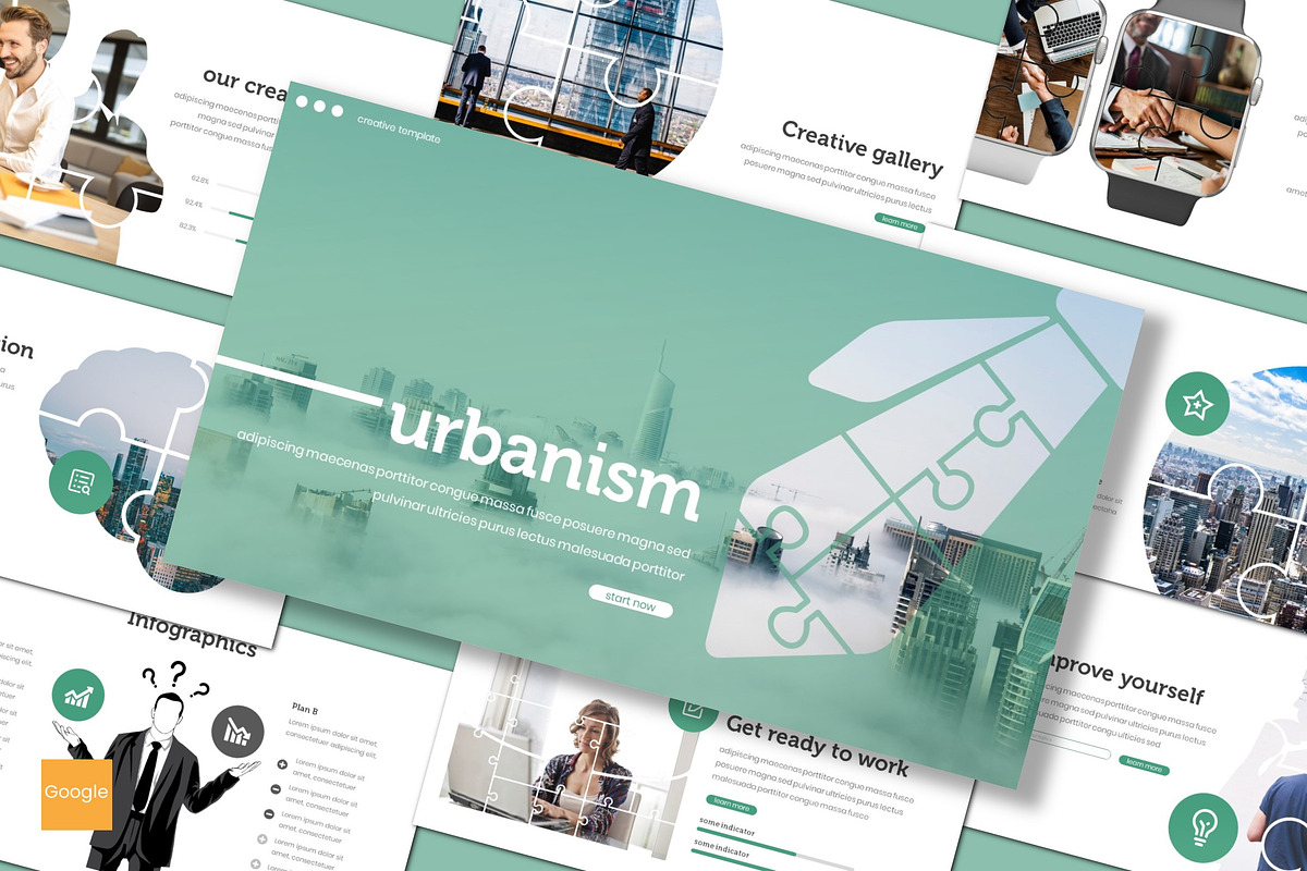 Urbanism - Google Slides Template, a Presentation Template by inspirasign