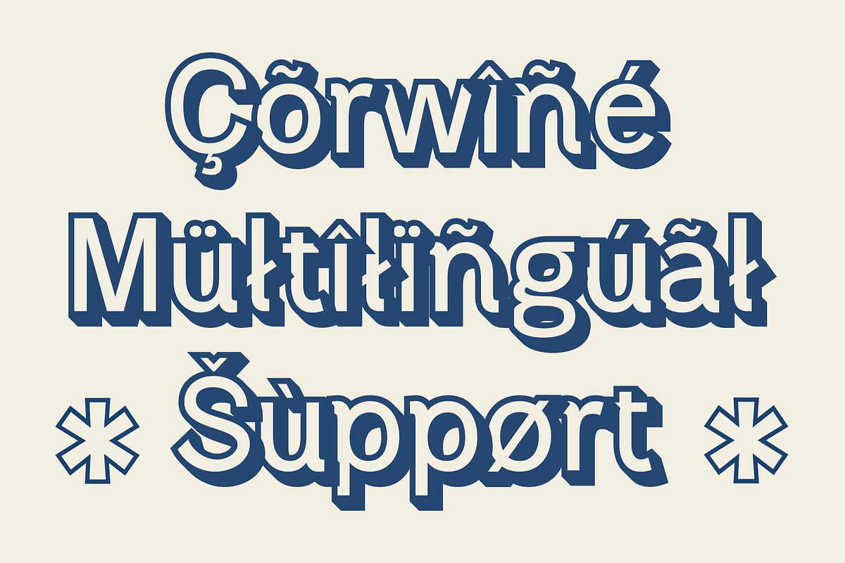 Corwine 3D, a Sans Serif Font by Craft Supply Co. (Photo 4 of 8)