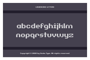 Pixelion Pixel Game Font