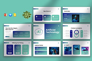 Ai Artificial Technology Template, a Presentation Template by Pradaxa (Thumbnail 1 of 5)