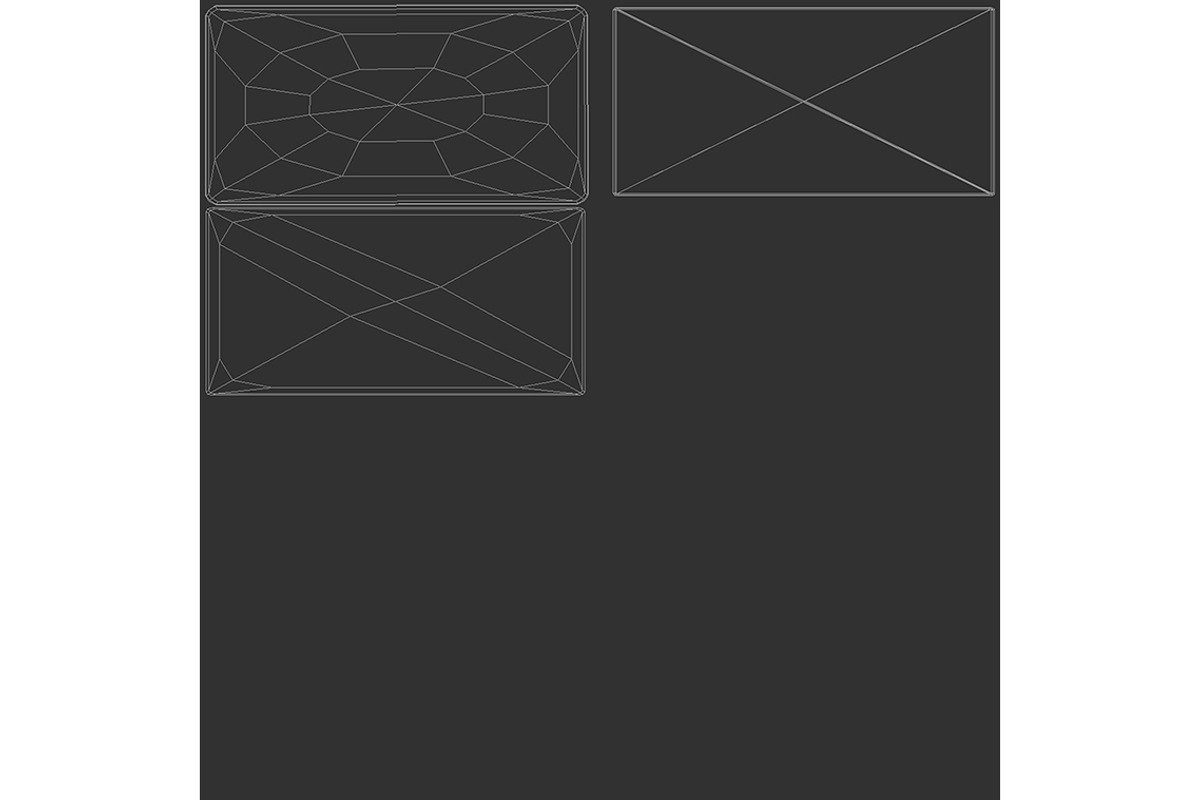Rectangle Fridge Magnet 3D Model, an Object 3D Model by rebrandy (Photo 6 of 9)