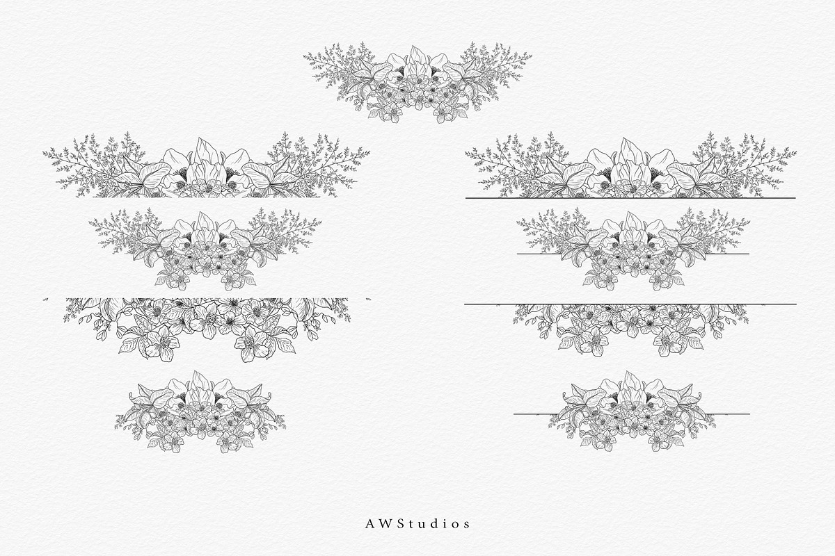 Wildflower Banner SVG, PNG, a Decorative Illustration by AW Studios (Photo 7 of 13)