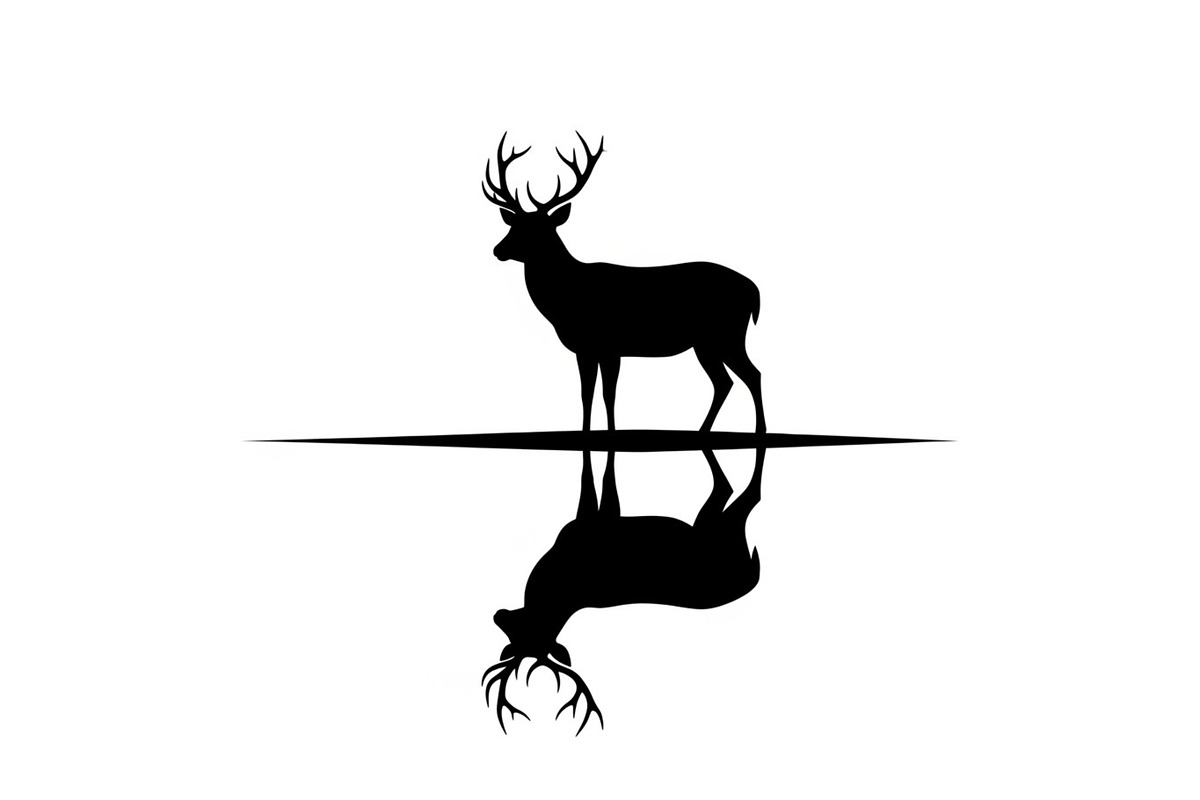 Majestic Deer & Stag Silhouette Bund, an Illustration by jahid234 (Photo 9 of 41)
