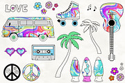 Groovy psychedelic textures kit, a Texture Graphic by AdenaJ (Thumbnail 2 of 16)