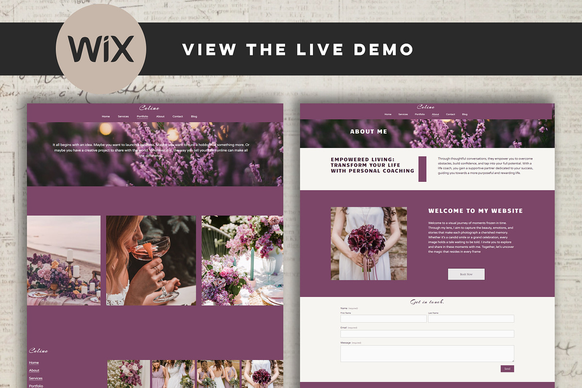 Wix Photography Website Template, a Wix Template by Design House (Photo 5 of 10)