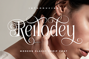Reilodey - Modern Classy Font, a Serif Font by RagamKata (Thumbnail 1 of 10)