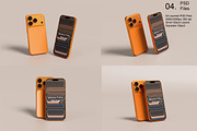 High-Quality Iphone Pro 17 Mockup, an iPhone Mockup by safrizalstudio (Thumbnail 1 of 5)