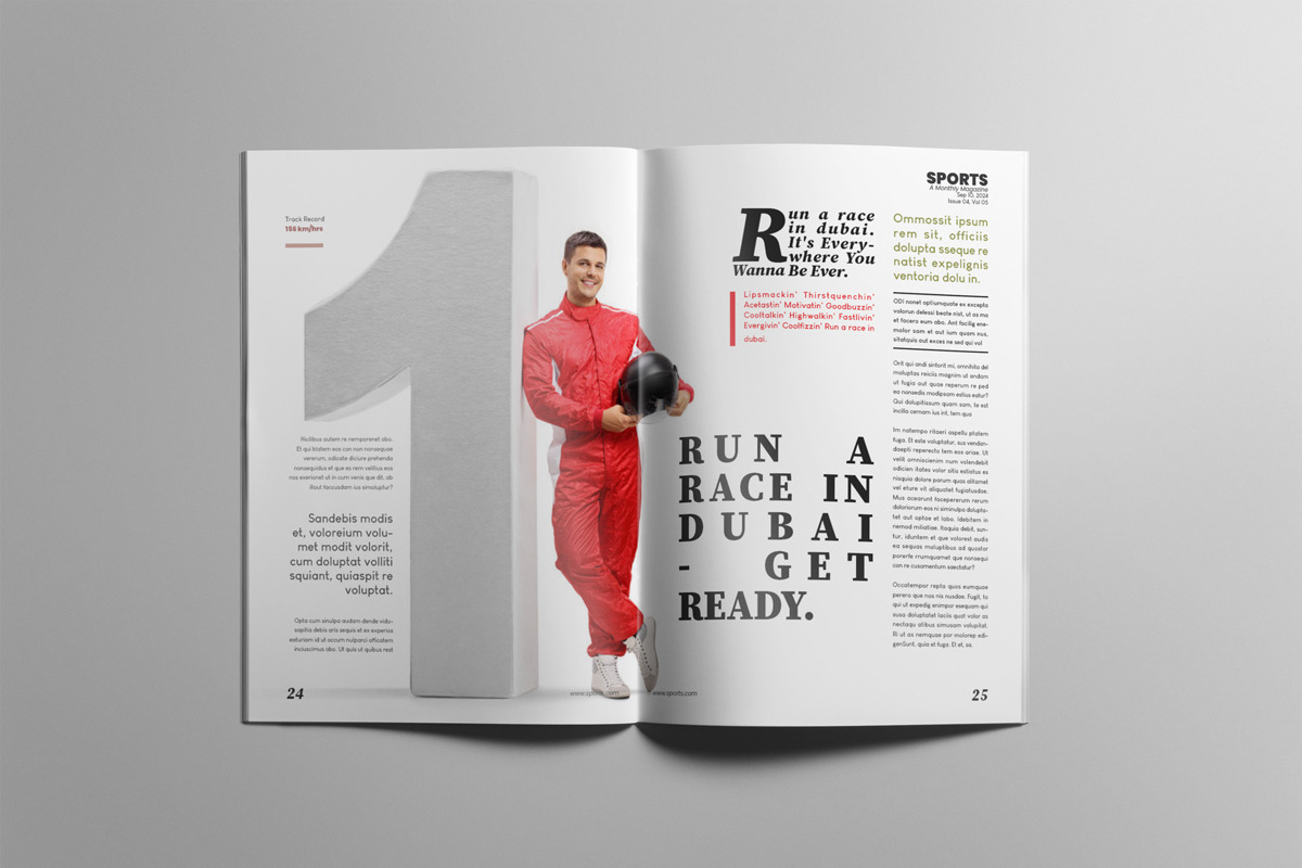 The Best Sports Magazine, a Magazine Template by Swayang (Photo 14 of 23)