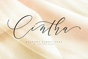 Sale 30% // Cintha Elegant Script, a Script Font by Anatadesign (Thumbnail 1 of 15)