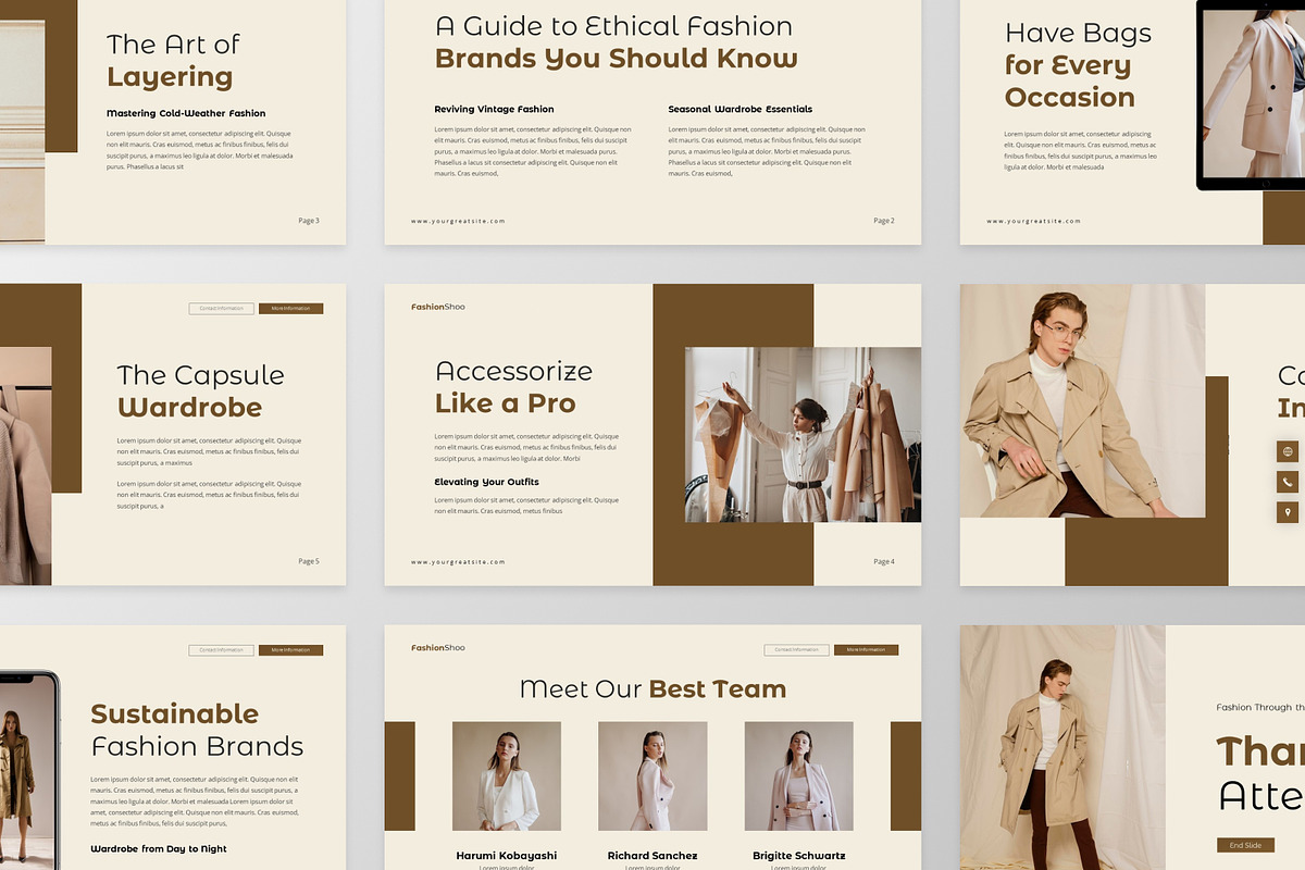 Minimalist Fashion Google Slide Temp, a Presentation Template by MtvtdArt (Photo 6 of 6)