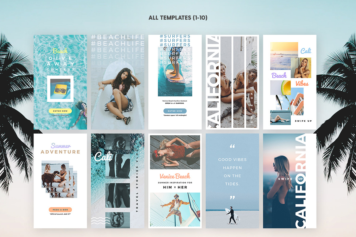 SALE 2in1 California Love Edition, a Social Media Template by The Wedding Shop (Photo 3 of 14)