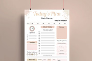 Daily Planner Template, a Stationery Template by MightyDesign (Thumbnail 2 of 8)