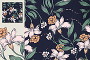 28 EPS/JPG flowers background., a Pattern Graphic by Theraphosath (Thumbnail 10 of 15)