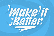 Bhiver - Bubble Font, a Sans Serif Font by Maculinc Type (Thumbnail 3 of 9)