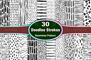 Hand drawn ink brush strokes Pattern, a Pattern Graphic by Digital Studio (Thumbnail 1 of 4)