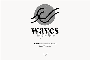 WAVES - PREMIUM LOGO TEMPLATE