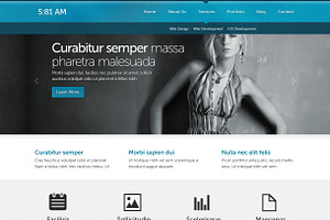 5:81 AM Website Template