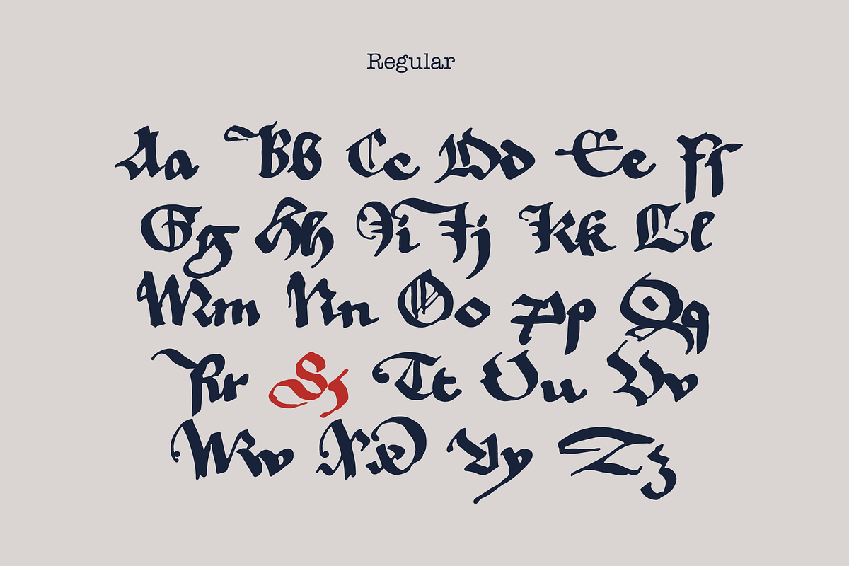 Riga Blackletter, a Blackletter Font by kaer_shop (Photo 6 of 13)