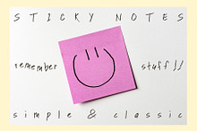 Sticky Notes Handwriting Font