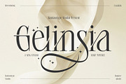 Gelinsia Elegant Stylish Serif Font, a Serif Font by RantautypeStudio (Thumbnail 1 of 19)