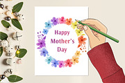 Hand-Painted Mother's Day Clipart, an Illustration by RobertsArt (Thumbnail 3 of 7)