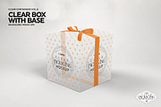 Clear Cupcake Box Packaging Mockup, a Cups & Container Mockup by INCDesign (Thumbnail 5 of 8)