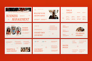 Orange Business Management PPT, a Presentation Template by graphicook (Thumbnail 2 of 4)