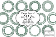 Hemlock Lace Scrapbook Frames, an Illustration by Amanda Ilkov (Thumbnail 2 of 5)