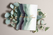 watercolor landscape painting, a Wallpaper Graphic by DamonYang's shop (Thumbnail 6 of 8)