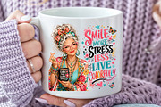Stress Less Live Colorfully PNG, a Seasonal Illustration by Rose Art (Thumbnail 4 of 4)