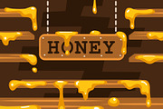 30 Vector Dripping Liquid Honey, a Food Illustration by UoaHH (Thumbnail 1 of 3)