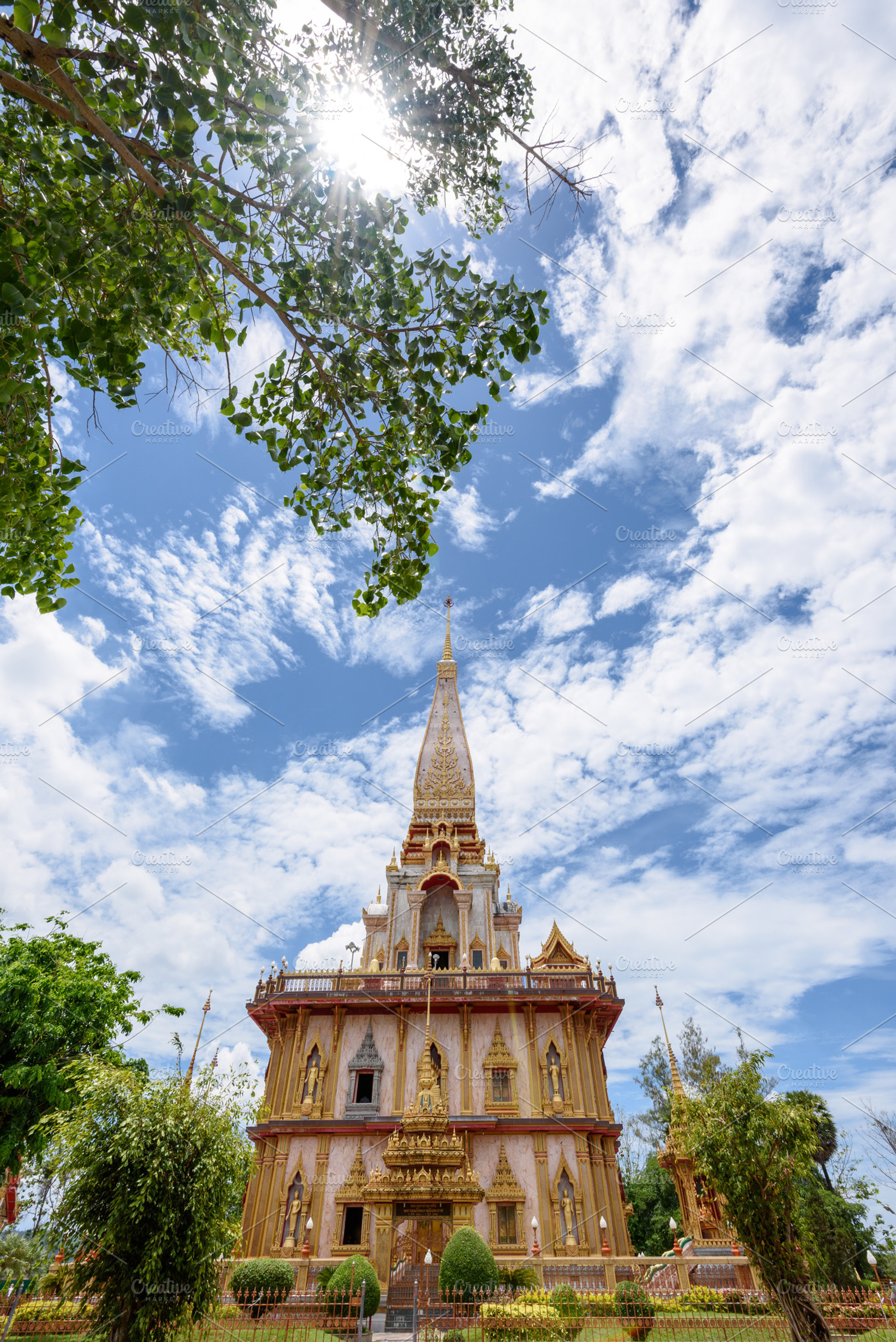 Wat chaitararam temple featuring chalong, wat, and chaitararam, an Architecture Photo by yongkiet jitwattanatam