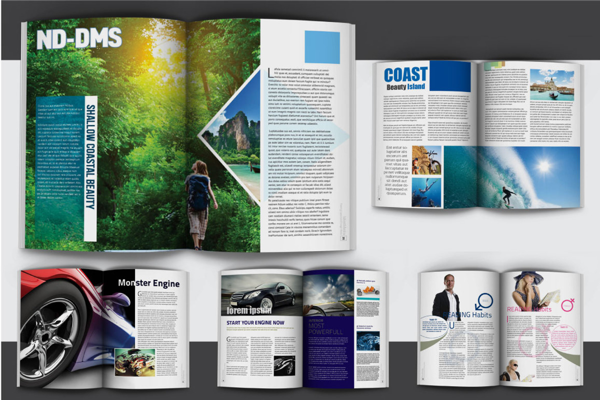 Creative Magazine Template, a Magazine Template by Orlin (Photo 5 of 5)