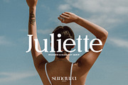 Juliette - Modern & Elegant Serif, a Serif Font by Schrifted Type (Thumbnail 1 of 8)