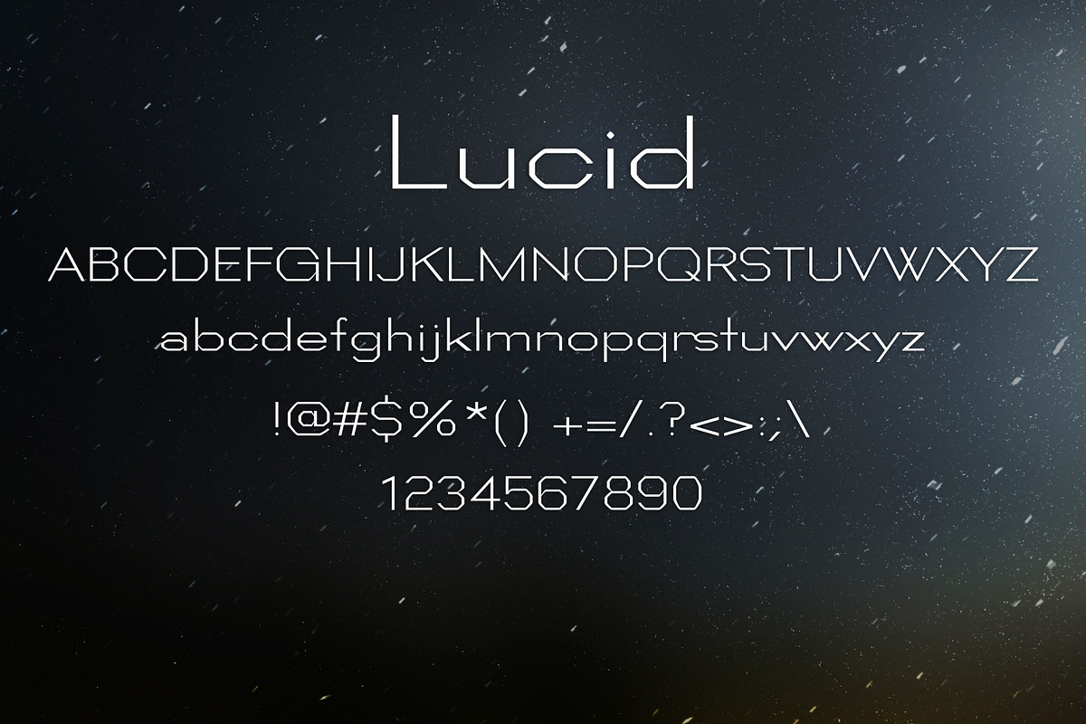LUCID font preview 2