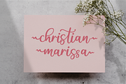 Christin | Wedding Script Font, a Script Font by Suntype | Sunshine Std (Thumbnail 9 of 9)